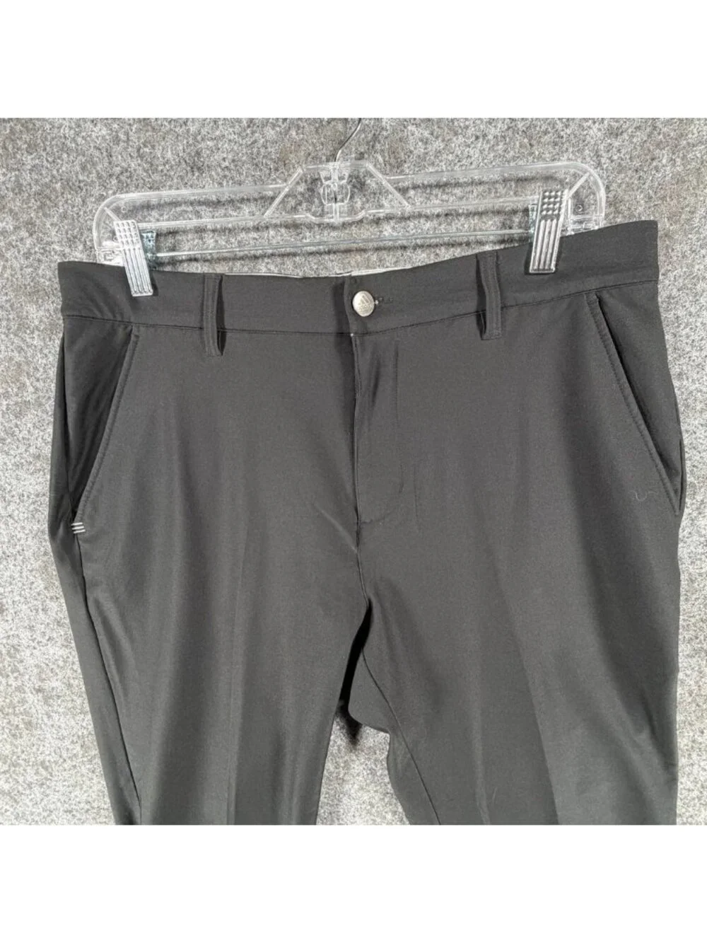 Adidas Ultimate365 Golf Pants Mens 32x32 Black Lightweight‎ Classic Flat Front